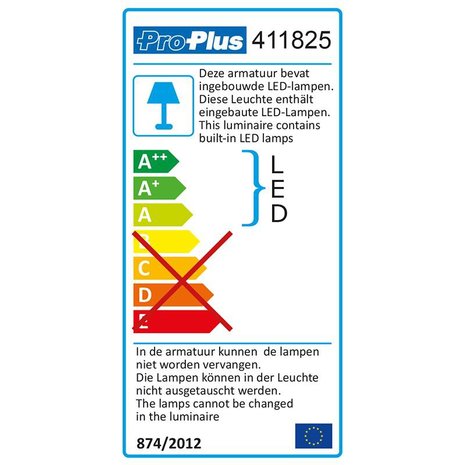 Lichtlijn 30-leds 12V 450lm 470x35x33mm