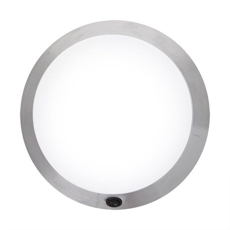 Plafonnière / opbouwarmatuur 24-leds 12V 590lm Ø280x85mm