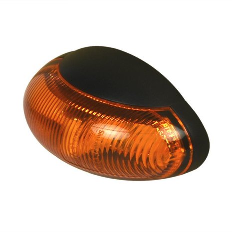 Zijmarkeringslamp 10-30V oranje 60x34mm LED