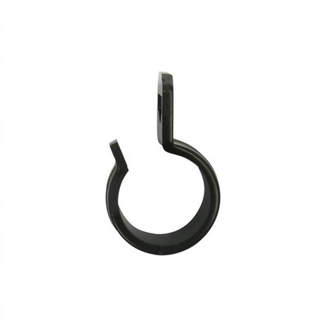 Tentclip 20-25mm met sleuf zwart