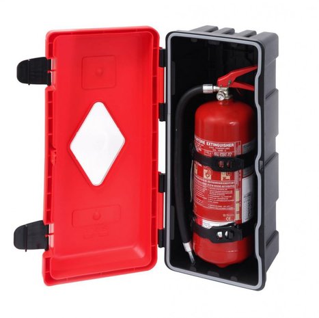 Brandblusserbox 170-190mm rood/zwart