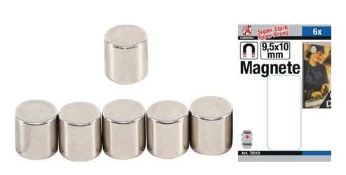 Magneetset extra sterk diameter 9,5 mm 6-dlg