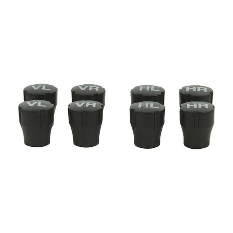Bandenmarkering ventieldopjes - set van 8 stuks