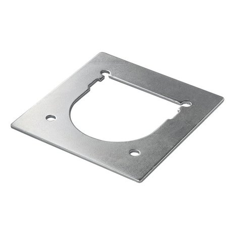 Montageplaat voor sjoroog enkel 142x132mm x2 stuks
