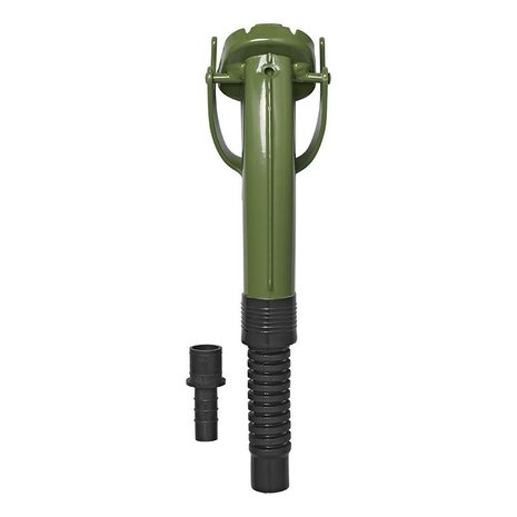 Schenktuit metaal groen flexibel geschikt voor benzine & diesel (art. 530080 - 530081 - 530109)