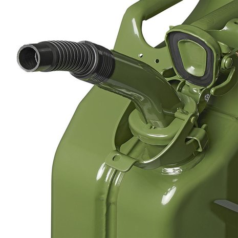 Schenktuit metaal groen flexibel geschikt voor benzine & diesel (art. 530080 - 530081 - 530109)