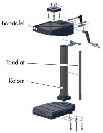 Tafelboormachine - diameter 24mm