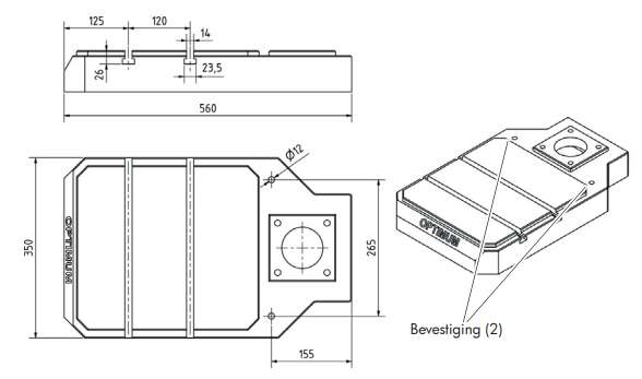 Kolomboormachine - vario diameter 32mm