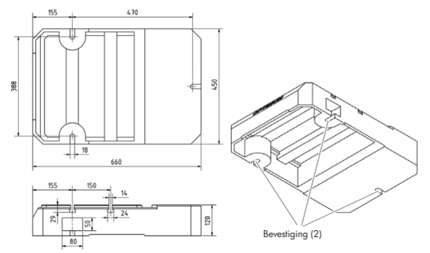 Kolomboormachine - vario diameter 32mm