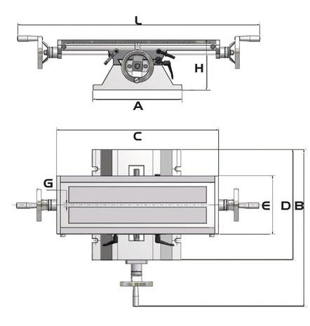 Kruistafel 1.065x555x200mm