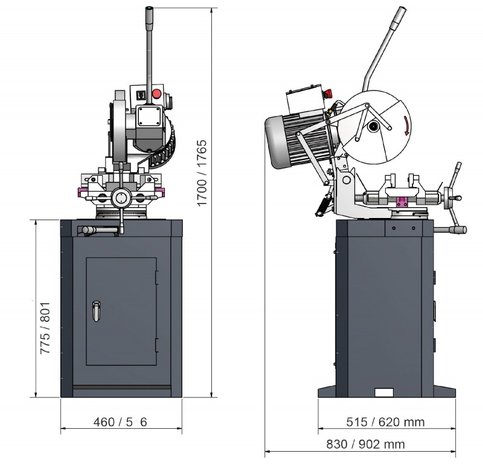 Afkortzaag diameter 315mm