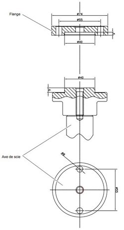 Afkortzaag diameter 315mm