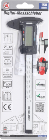 Bgs Technic Digitale schuifmaat | 150 mm