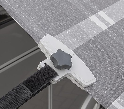 Luifel bevestigingsclips anti-flapperen - set van 2 stuks