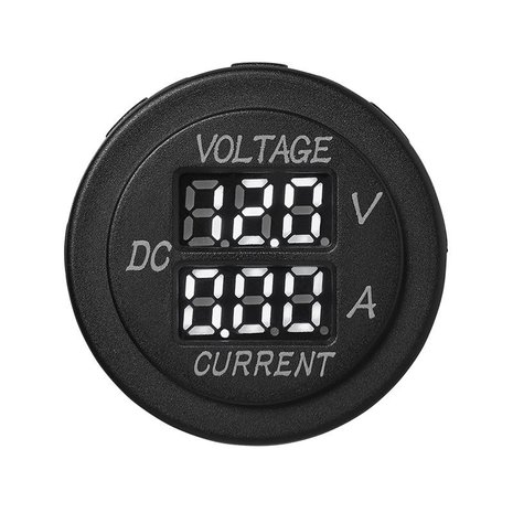 Volt-ampèremeter digitaal 6-30V / 0-10A