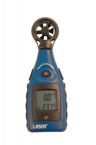 Anemometer en temperatuurmeter