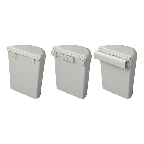 Afvalbak met deksel 6L voor caravan/camper