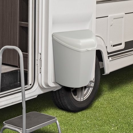 Afvalbak met deksel 6L voor caravan/camper