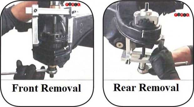 Subframe rubber montageset Mercedes Benz