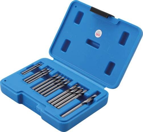 Bgs Technic Popnagelboor-set HSS 2.4 - 6.4 mm 15-dlg