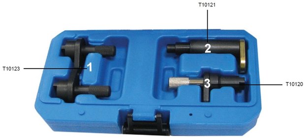 Motorafstelset voor VAG