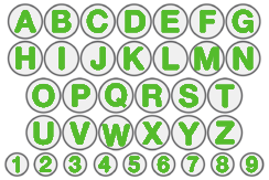 4 mm BGS punzoni con lettere 2031