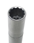 Bougiedopsleutel met magneet, twaalfkant, lang (3/8) 14 mm