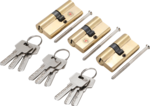 Alike cyclinder Lock Set Keyed