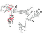 Bgs Technic Trailing Arm Bush Tool voor Opel Vectra