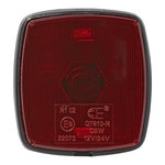 Markeringslamp rood 65x60mm PM