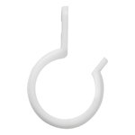 Tentclip voor tentstok 20-25mm met sleuf wit
