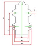 Boor-kruistafel 120mm