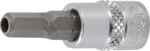 Bgs Technic Dopsleutelbitset 6,3 mm (1/4) binnenzeskant met boring 2 - 7 mm 8-dlg