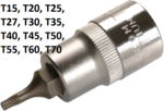 Bgs Technic Dopsleutelbit 12,5 mm (1/2) T-profiel (voor Torx) T15