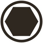 Bgs Technic Krachtdop bit, Interne Hexagon, M5, 1/2