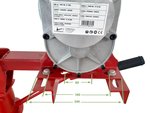 Mobiele kraan 500 kg met 230v elektrische lier