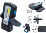 COB-LED looplamp met magneet en ophanghaak uitklapbaar met laadfunctie via inductie