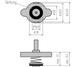 Adapter nr. 4 voor BGS 8027, 8098 voor Ford, Honda, Hyundai, Lexus, Mazda, Mercedes-Benz, Mitsubishi, Nissan, Peugeot, Subaru, Suzuki, Toyota