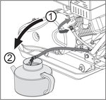 Trilplaat met benzinemotor 8,2kn