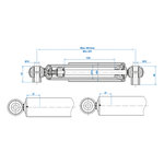 Schokdemper 1300-1700kg CC=250-380 - set van 2 stuks