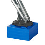Onderlegplaten stapelbaar 21x21x3,3cm - set van 4 stuks