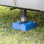 Onderlegplaten stapelbaar 21x21x3,3cm - set van 4 stuks