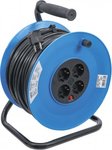 Kabelhaspel 50 m 3x1,5 mm² 4 stopcontacten IP 20 3000 W