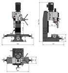 Boor-freesmachine 450x200x430