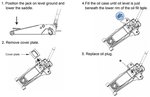 Hydraulische Garagekrik met Voetbediening 2.5-Ton