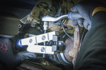 Bgs Technic Asmanchetten-klemtang met draaimoment-aansluiting 90° haaks