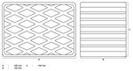 Bgs technic Rubberen pad  voor hefplatforms  160 x 120 x 100 mm