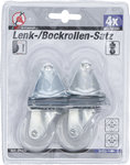 Bgs Technic 4-delige zwenk- en bokwielen Set, 40 mm