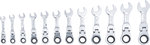 Combinatie ratel Ring Wrench Set, extra kort