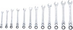 Combinatie ratel Ring Wrench Set, 12-delig Offset